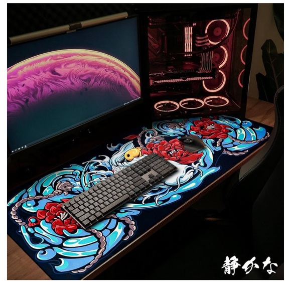 Office desk mat 4XL Xtra Large Extend Japanese Desk Mat 47.2" x 23.6"  Gift NWOT - Picture 2 of 9